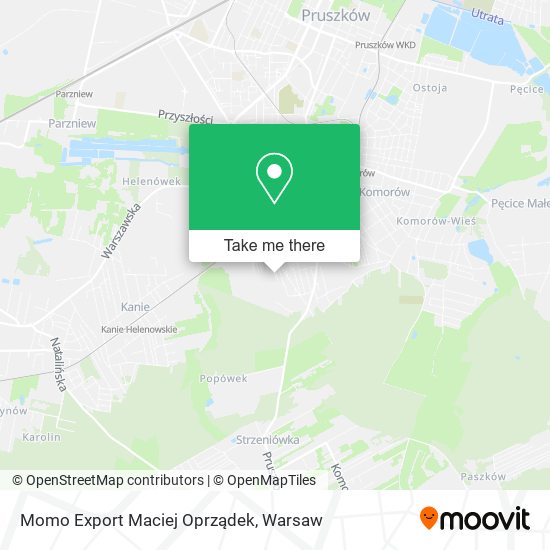 Momo Export Maciej Oprządek map