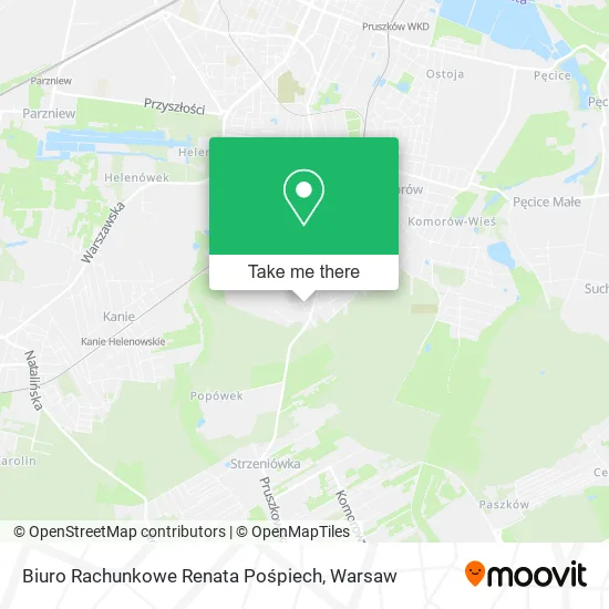 Biuro Rachunkowe Renata Pośpiech map