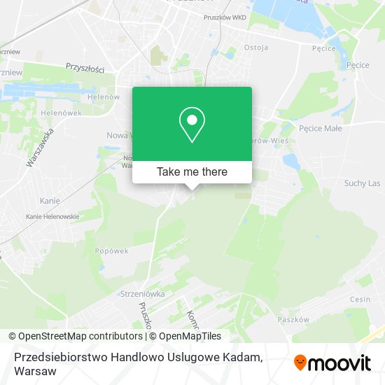 Przedsiebiorstwo Handlowo Uslugowe Kadam map