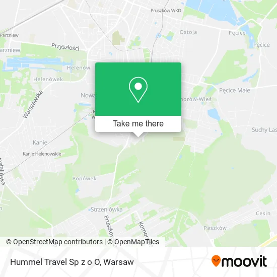 Карта Hummel Travel Sp z o O