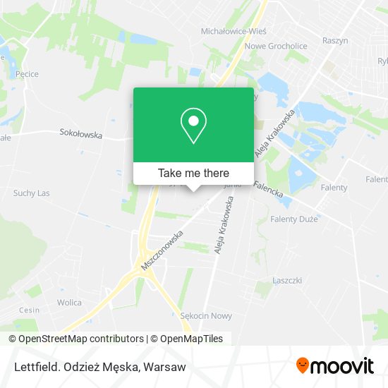 Lettfield. Odzież Męska map