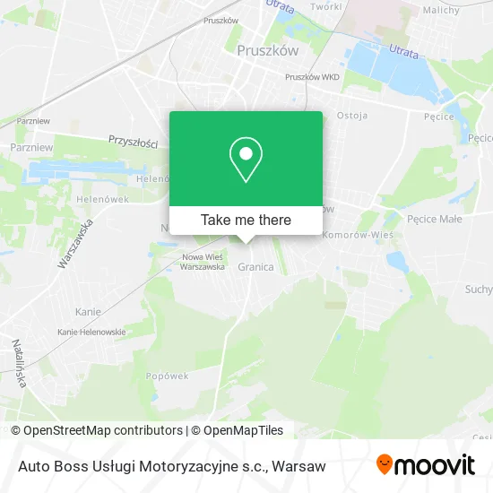Карта Auto Boss Usługi Motoryzacyjne s.c.