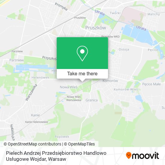 Pielech Andrzej Przedsiębiorstwo Handlowo Usługowe Wojdar map