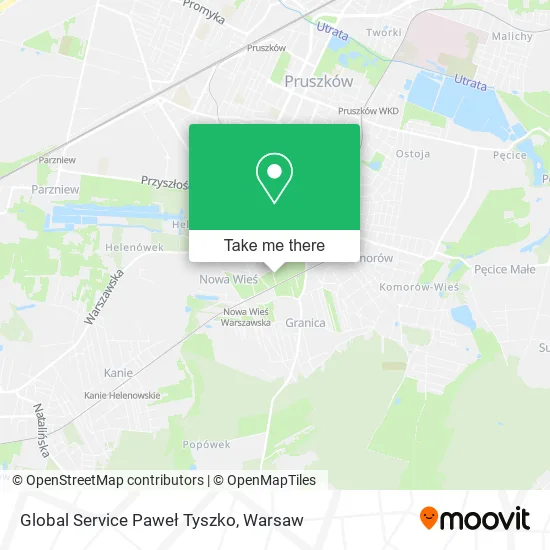 Карта Global Service Paweł Tyszko