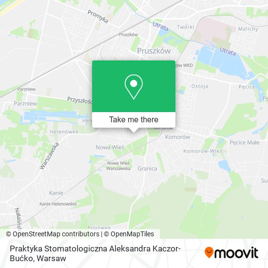 Praktyka Stomatologiczna Aleksandra Kaczor-Bućko map