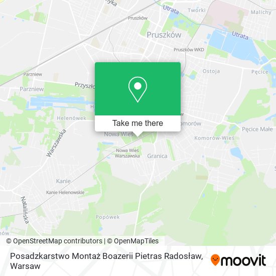 Posadzkarstwo Montaż Boazerii Pietras Radosław map