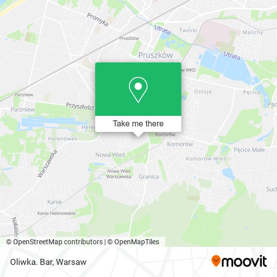 Oliwka. Bar map