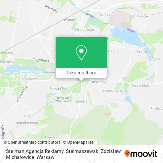 Stelman Agencja Reklamy. Stelmaszewski Zdzisław Michałowice map