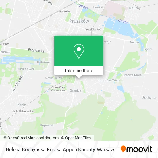 Карта Helena Bochyńska Kubisa Appen Karpaty