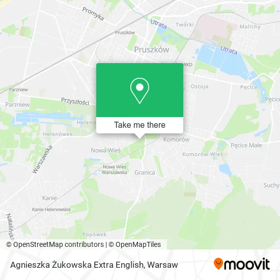 Карта Agnieszka Żukowska Extra English
