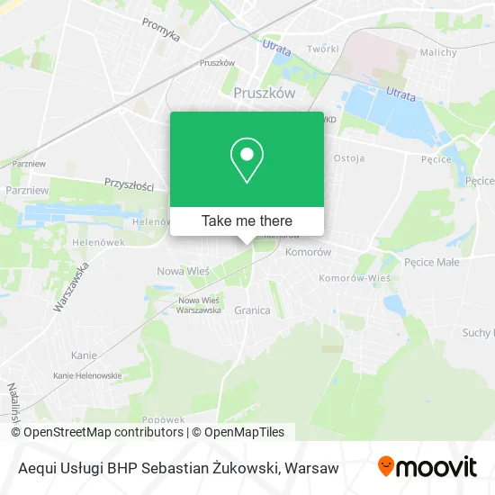 Aequi Usługi BHP Sebastian Żukowski map