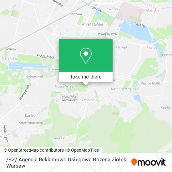 /BZ/ Agencja Reklamowo Usługowa Bożena Ziółek map