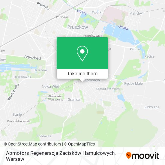 Abmotors Regeneracja Zacisków Hamulcowych map