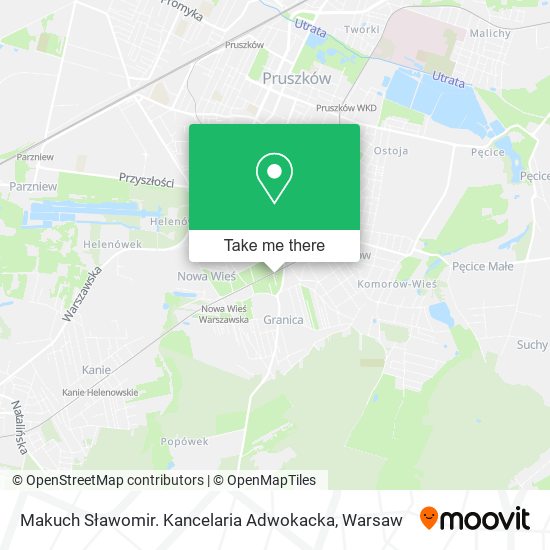 Makuch Sławomir. Kancelaria Adwokacka map