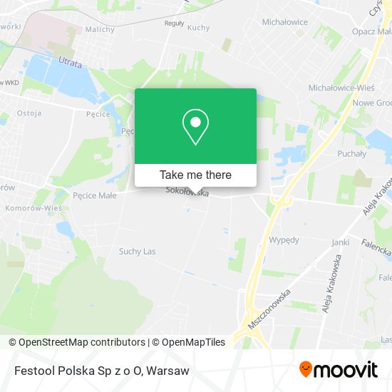 Festool Polska Sp z o O map