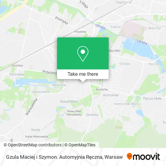 Gzula Maciej i Szymon. Automyjnia Ręczna map