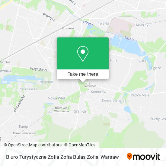 Biuro Turystyczne Zofia Zofia Bulas Zofia map