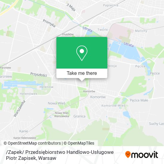 /Zapek/ Przedsiębiorstwo Handlowo-Usługowe Piotr Zapisek map