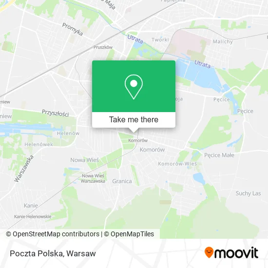Карта Poczta Polska