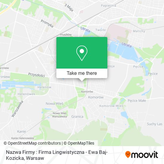 Nazwa Firmy : Firma Lingwistyczna - Ewa Baj-Kozicka map