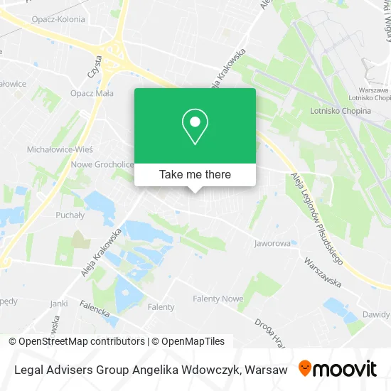 Карта Legal Advisers Group Angelika Wdowczyk