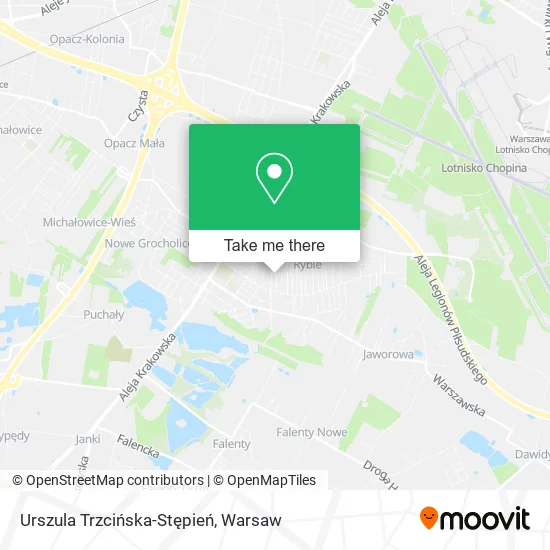 Urszula Trzcińska-Stępień map