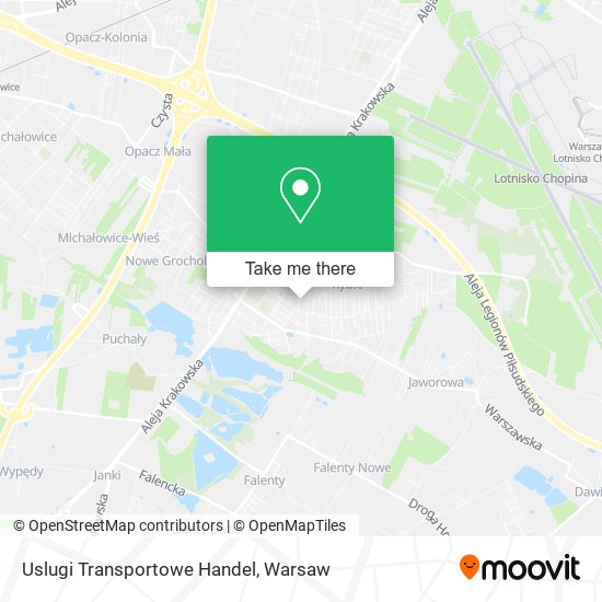 Uslugi Transportowe Handel map