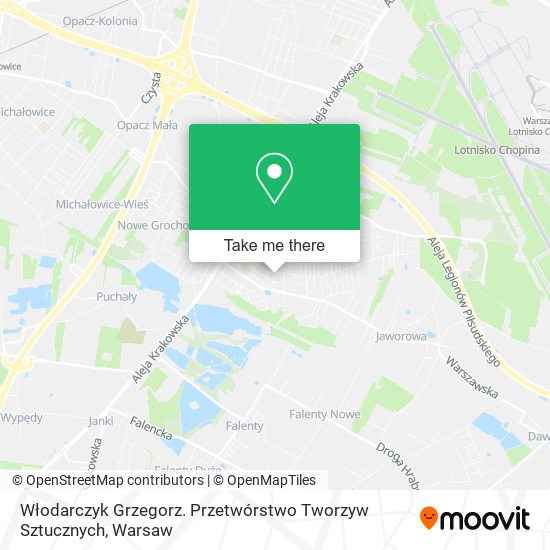 Włodarczyk Grzegorz. Przetwórstwo Tworzyw Sztucznych map