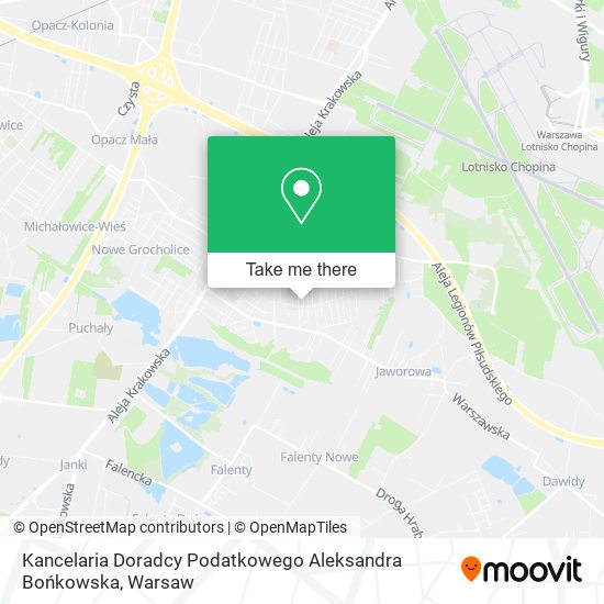 Kancelaria Doradcy Podatkowego Aleksandra Bońkowska map