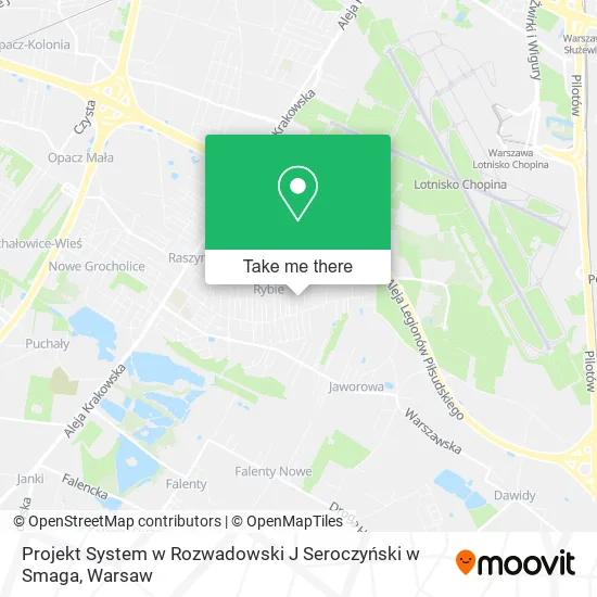 Projekt System w Rozwadowski J Seroczyński w Smaga map