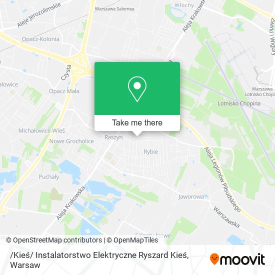 /Kieś/ Instalatorstwo Elektryczne Ryszard Kieś map