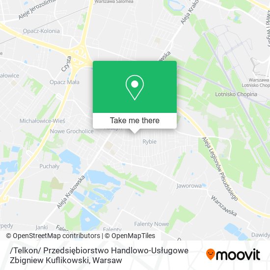 /Telkon/ Przedsiębiorstwo Handlowo-Usługowe Zbigniew Kuflikowski map