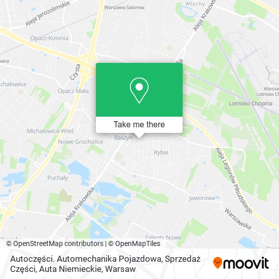 Autoczęści. Automechanika Pojazdowa, Sprzedaż Części, Auta Niemieckie map