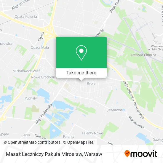 Masaż Leczniczy Pakuła Mirosław map