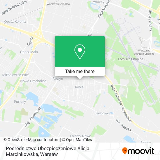 Pośrednictwo Ubezpieczeniowe Alicja Marcinkowska map