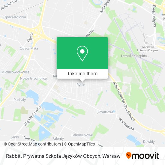 Rabbit. Prywatna Szkoła Języków Obcych map