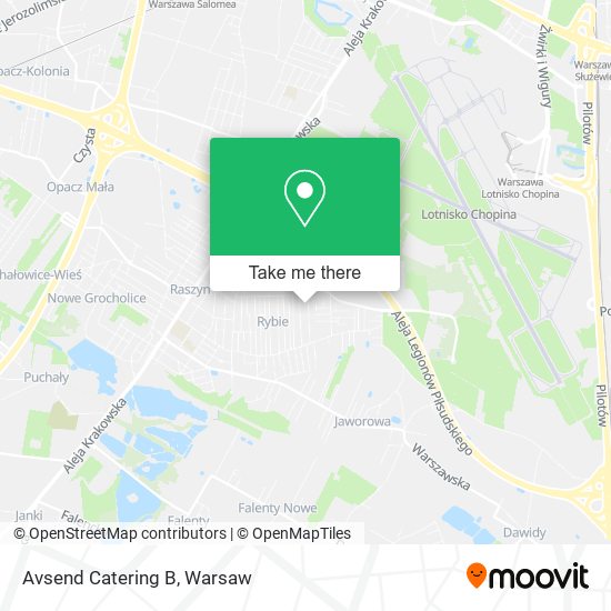 Avsend Catering B map