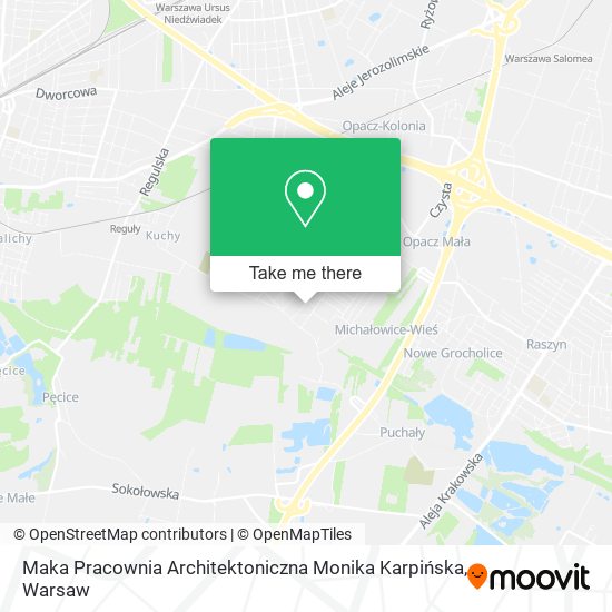 Maka Pracownia Architektoniczna Monika Karpińska map