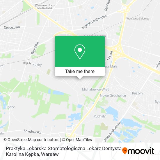 Praktyka Lekarska Stomatologiczna Lekarz Dentysta Karolina Kępka map