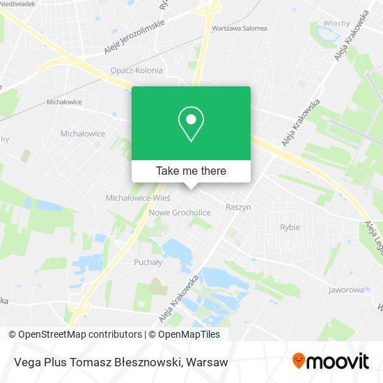 Vega Plus Tomasz Błesznowski map