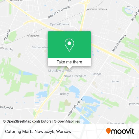 Catering Marta Nowaczyk map