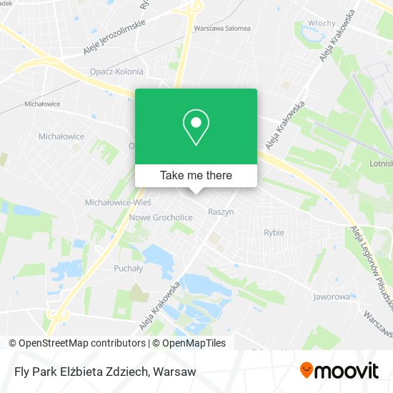 Карта Fly Park Elżbieta Zdziech