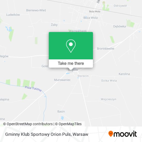 Gminny Klub Sportowy Orion Puls map