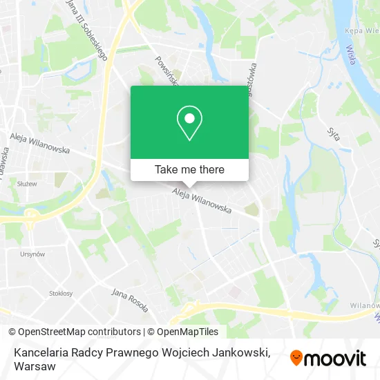 Карта Kancelaria Radcy Prawnego Wojciech Jankowski