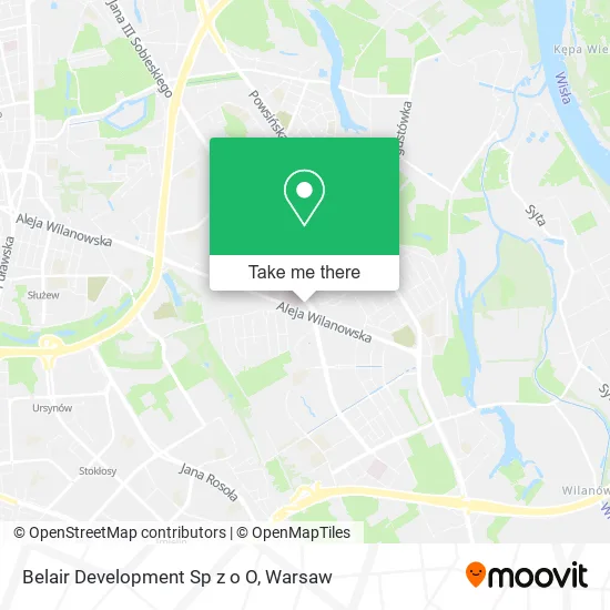 Карта Belair Development Sp z o O