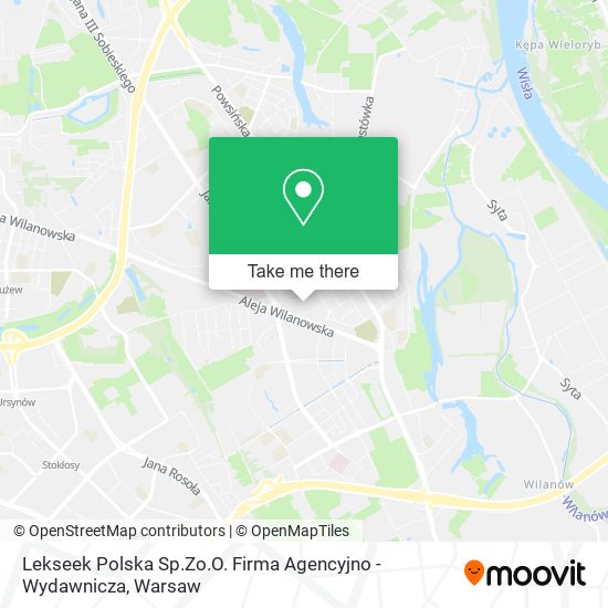 Lekseek Polska Sp.Zo.O. Firma Agencyjno - Wydawnicza map