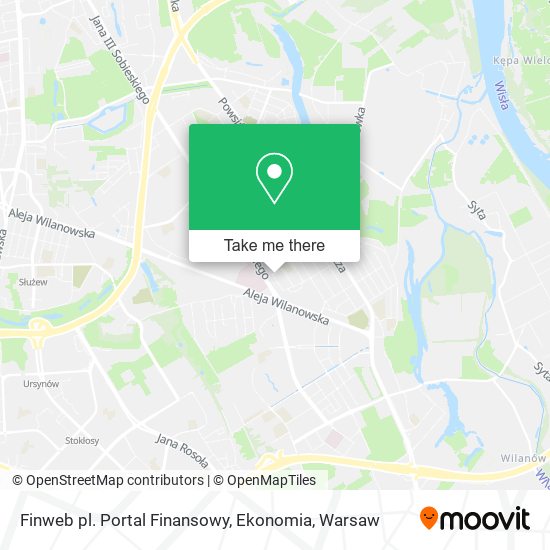Finweb pl. Portal Finansowy, Ekonomia map
