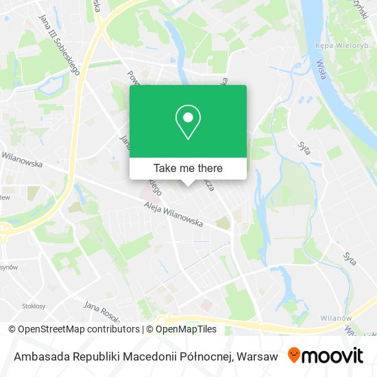 Ambasada Republiki Macedonii Północnej map