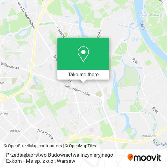 Przedsiębiorstwo Budownictwa Inżynieryjnego Exkom - Ms sp. z o.o. map