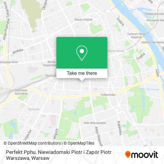 Perfekt Pphu. Niewiadomski Piotr i Zapór Piotr Warszawa map